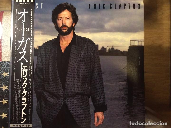 Discos de vinilo: ERIC CLAPTON august LP 1st japan OBI- bowie dylan - Foto 1