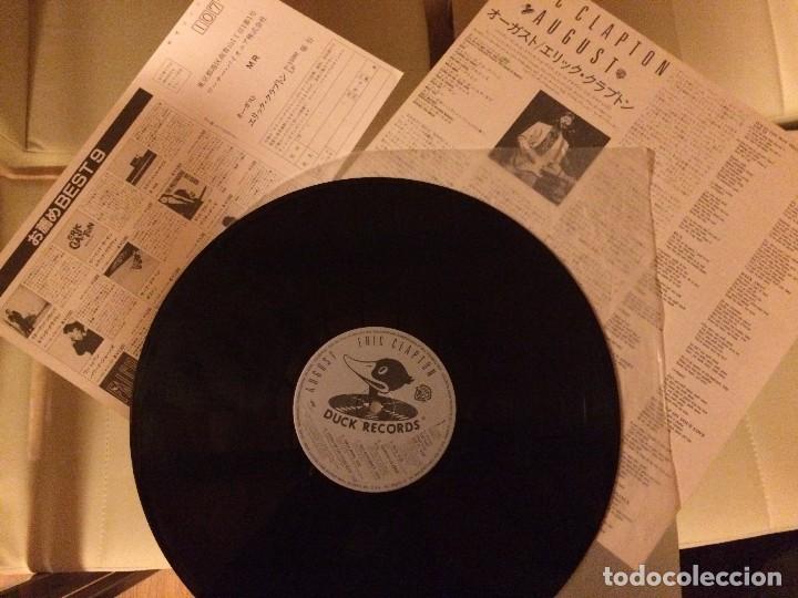 Discos de vinilo: ERIC CLAPTON august LP 1st japan OBI- bowie dylan - Foto 4