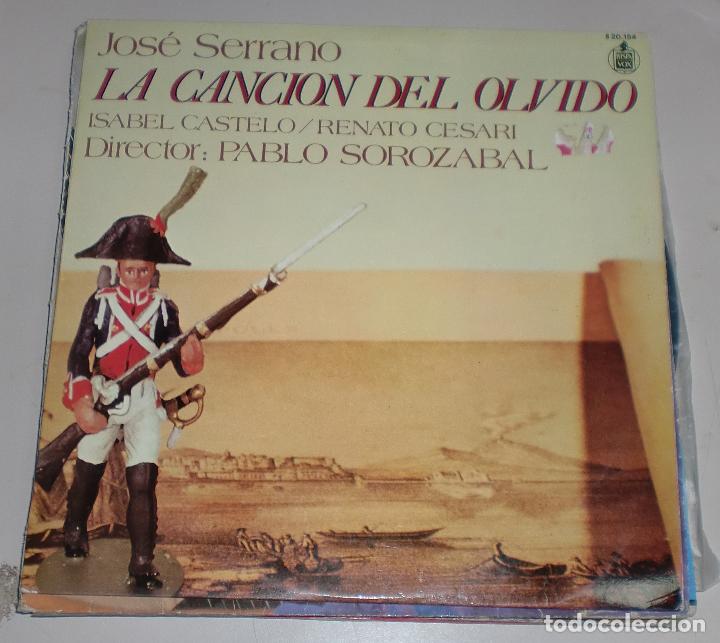 Discos de vinilo: LP. JOSE SERRANO. LA CANCION DEL OLVIDO. HISPAVOX. 1978 - Foto 1