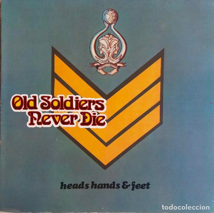 Discos de vinilo: HEADS HANDS & FEET, OLD SOLDIERS NEVER DIE. LP ALEMANIA A&Ntilde;OS 80. CON PORTADA DOBLE
