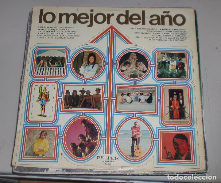 Discos de vinilo: LP. LO MEJOR DEL A&Ntilde;O. BELTER. FIN DE SEMANA / PARA TI,DOLORES. 1971