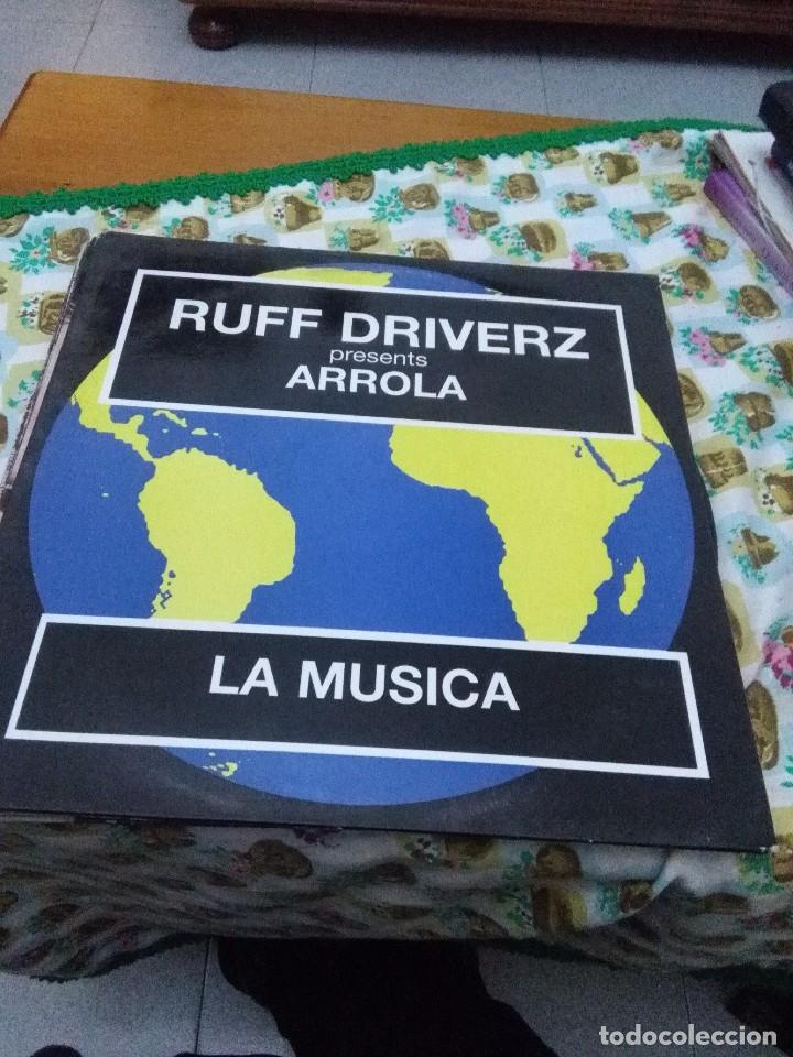Discos de vinilo: RUFF DRIVERZ PRESENTS ARROLA. LA M&Uacute;SICA. C7V - Foto 1