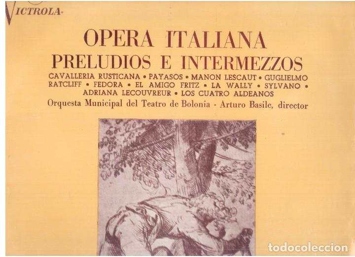 Discos de vinilo: vinilos opera italiana EL QUE VES - Foto 1