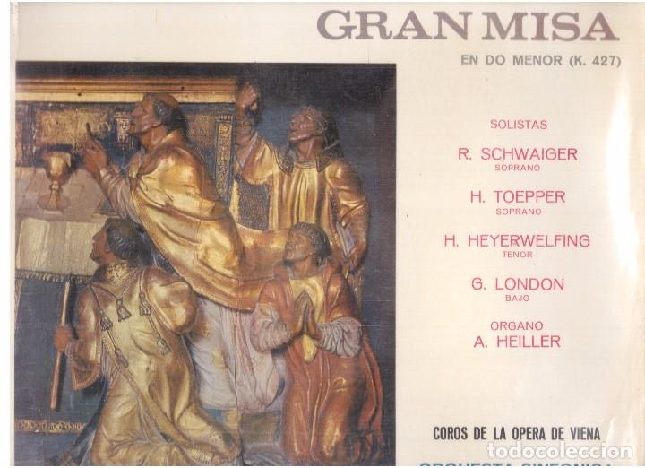 Discos de vinilo: vinilos MOZART LA GRAN MISA EL QUE VES - Foto 1
