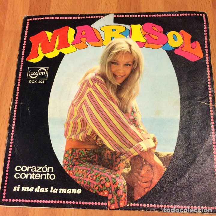 Discos de vinilo: Single Marisol coraz&oacute;n contento - Foto 1