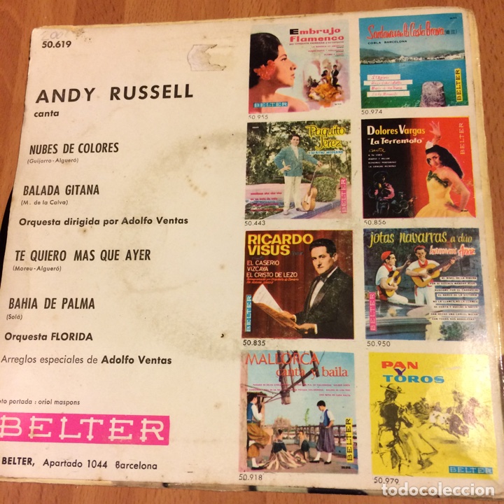 Discos de vinilo: Ep andy russell balada gitana - Foto 2