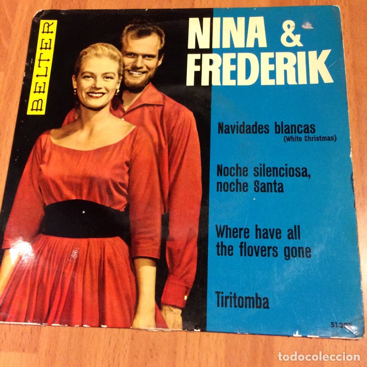 Discos de vinilo: Ep Nina y frederik navidades blancas - Foto 1