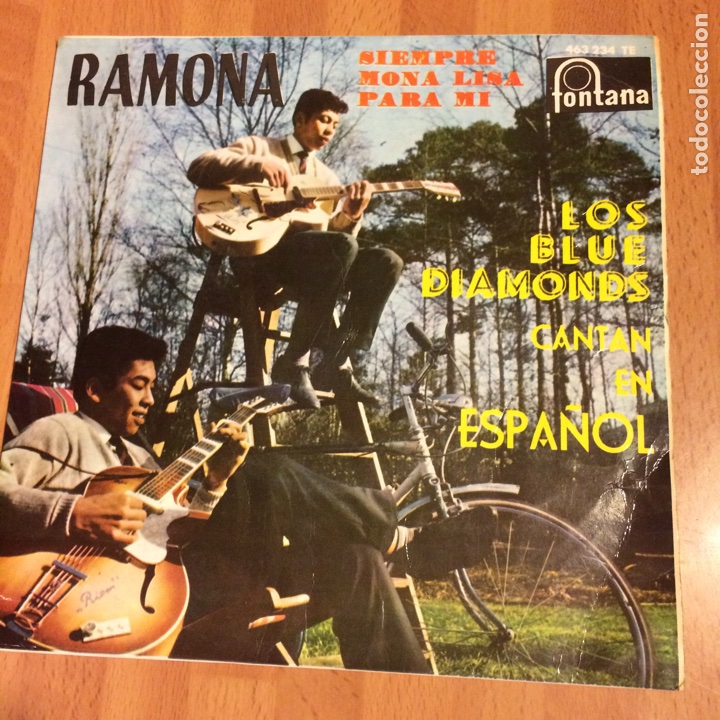 Discos de vinilo: Ep los blue diamonds cantan en espa&ntilde;ol ramona - Foto 1