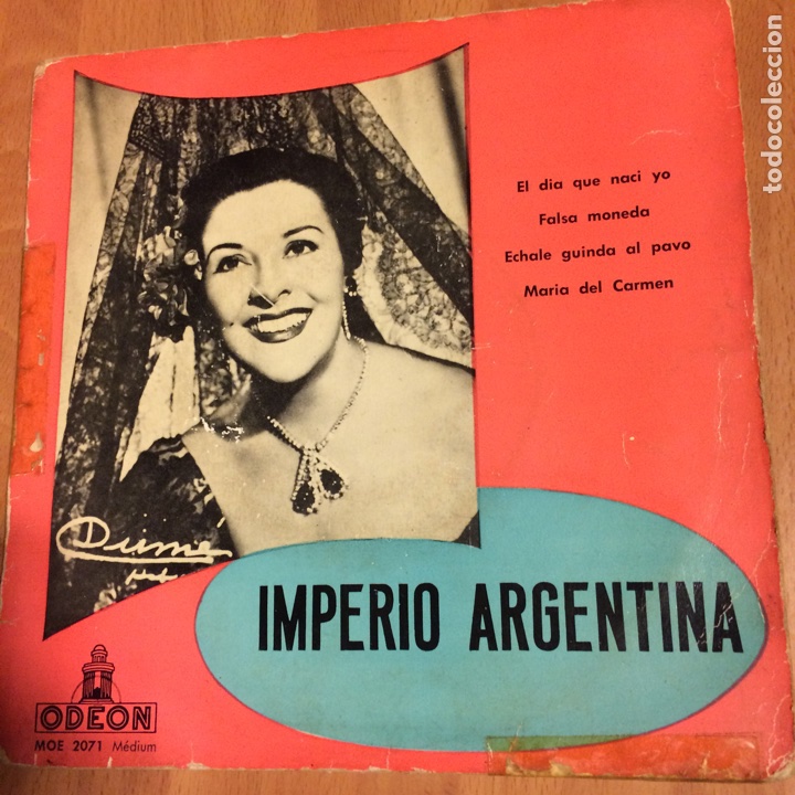 Discos de vinilo: Ep franc&eacute;s imperio Argentina el d&iacute;a que nac&iacute; yo - Foto 1