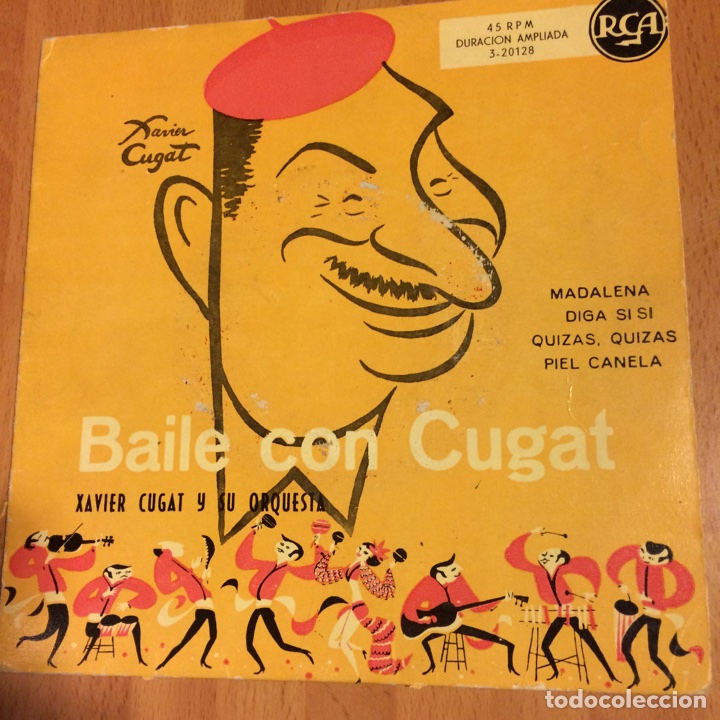 Discos de vinilo: Ep xavier cugat baile con cugat - Foto 1