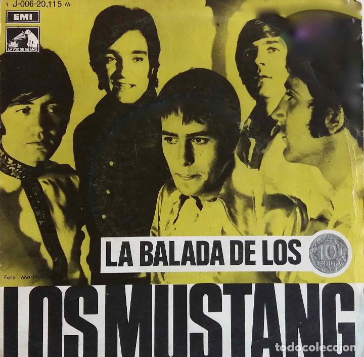 Discos de vinilo: LOS MUSTANG. LA BALADA DE LOS. SINGLE - Foto 1