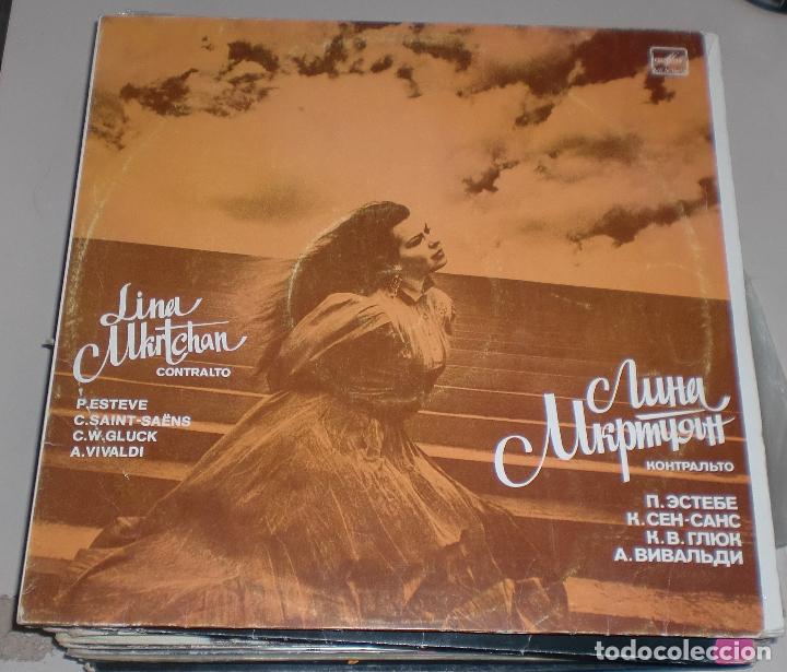 Discos de vinilo: LP. LINER MKRTCHAN. CONTRALTO. 1988 - Foto 1