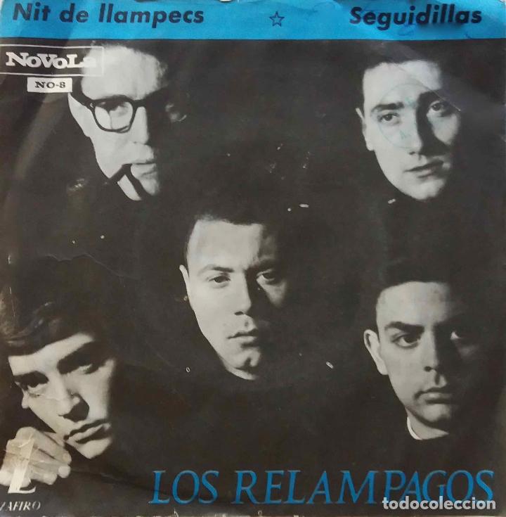 Discos de vinilo: LOS RELAMPAGOS. NIT DE LLAMPECS. SINGLE - Foto 1
