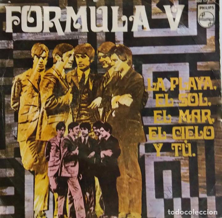 Discos de vinilo: F&Oacute;RMULA V. LA PLAYA, EL SOL, EL MAR... SINGLE - Foto 1