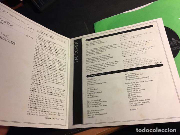 Discos de vinilo: BEATLES (HELP / IM DOWN ) SINGLE JAPAN EAR-20230 (EPI3) - Foto 3