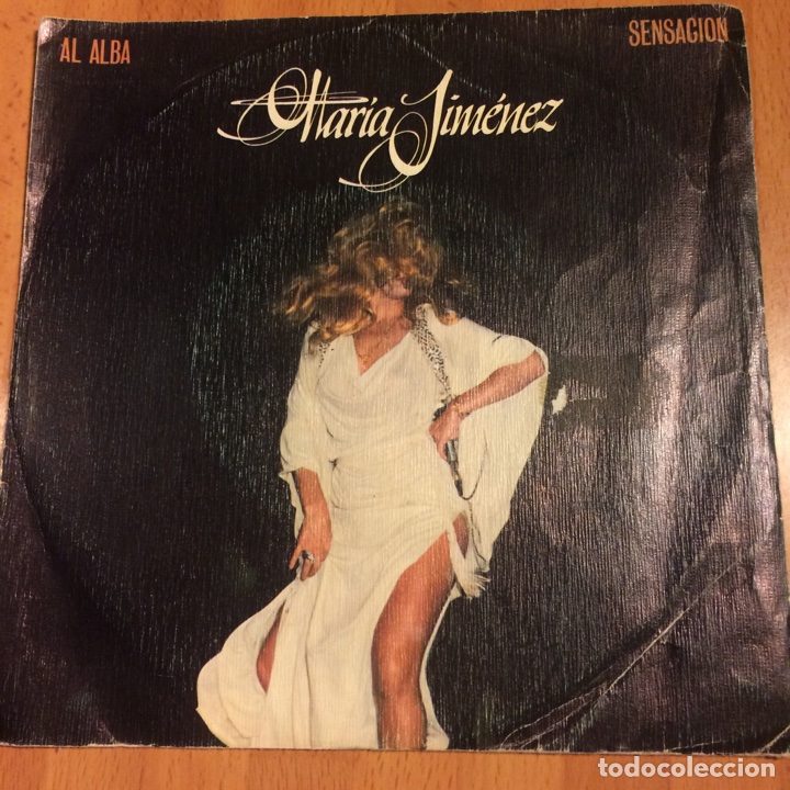 Discos de vinilo: Single maria Jim&eacute;nez al alba sensaci&oacute;n - Foto 1