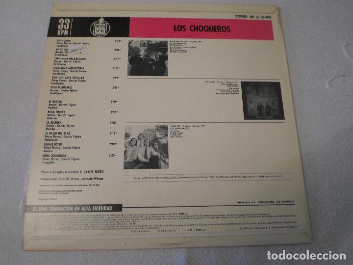 Discos de vinilo: LOS CHOQUEROS - Foto 2