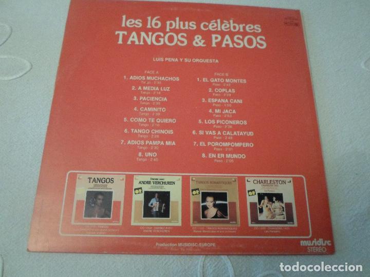 Discos de vinilo: LES 16 PLUS CELEBRES TANGOS & PASOS - Foto 3