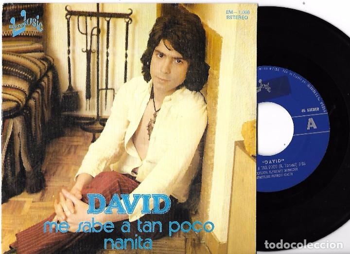 Discos de vinilo: DAVID: ME SABE A TAN POCO / NANITA - Foto 1