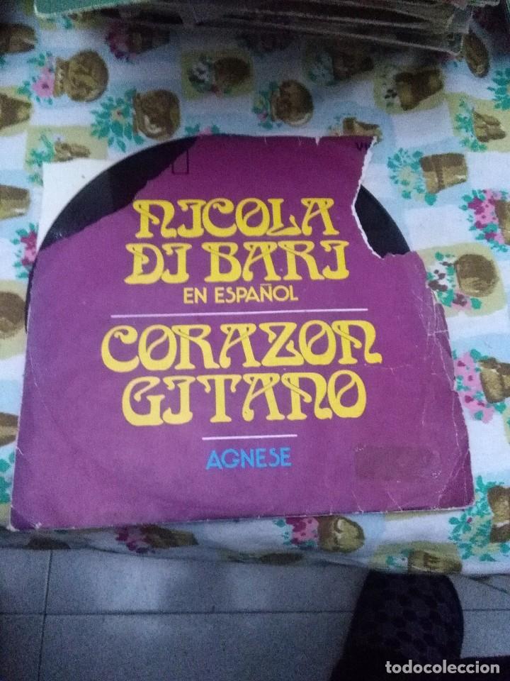 Discos de vinilo: NICOLA DI BARI. EN ESPA&Ntilde;OL CORAZ&Oacute;N GITANO. AGNESE. MB2 - Foto 1