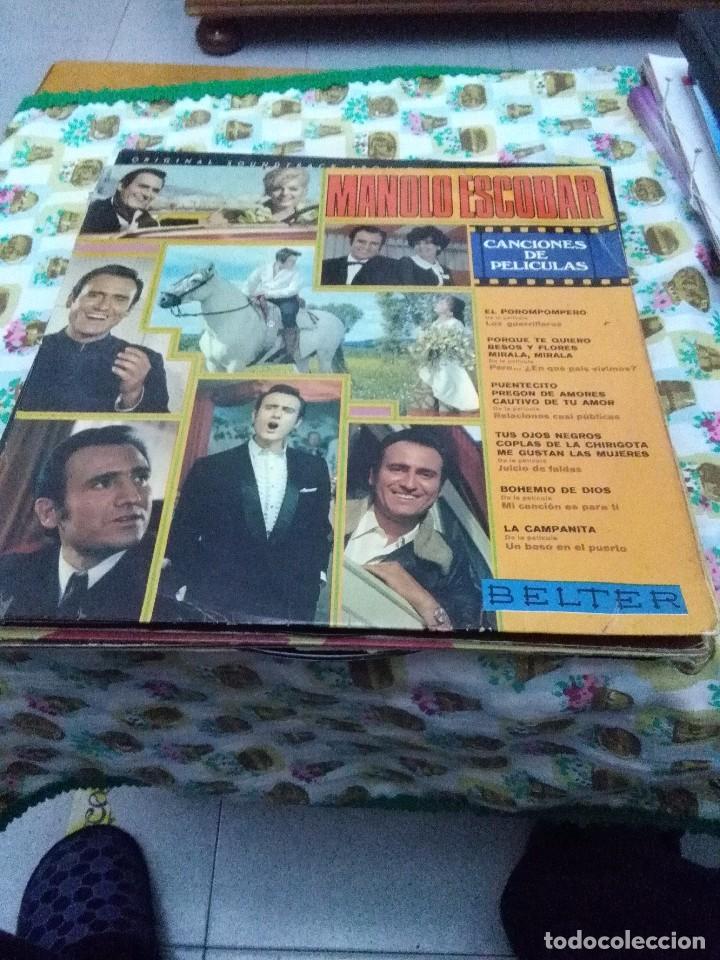 Discos de vinilo: MANOLO ESCOBAR. CANCIONES DE PELICULAS. C8V - Foto 1