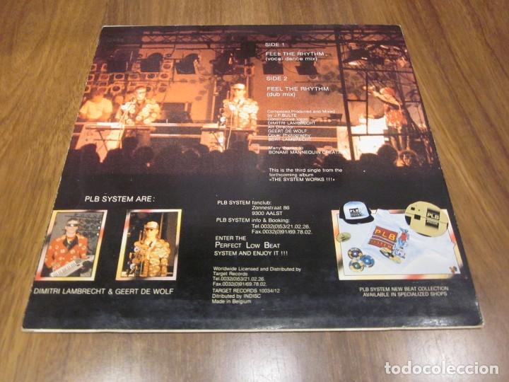 Discos de vinilo: PLB System - Feel the rythm - Foto 2
