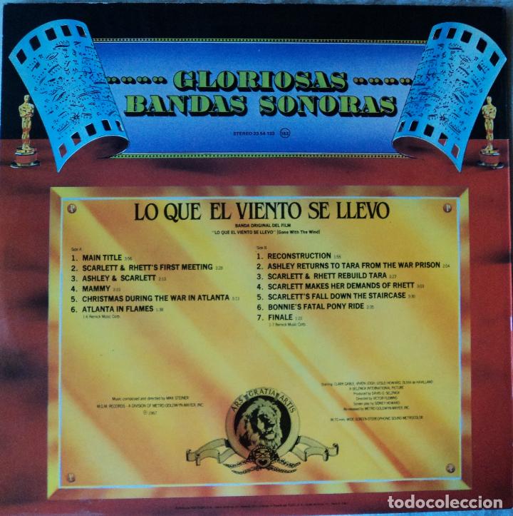 Discos de vinilo: Lo que el viento se llevo - BSO - Edici&oacute;n de 1981 de Espa&ntilde;a - Foto 2