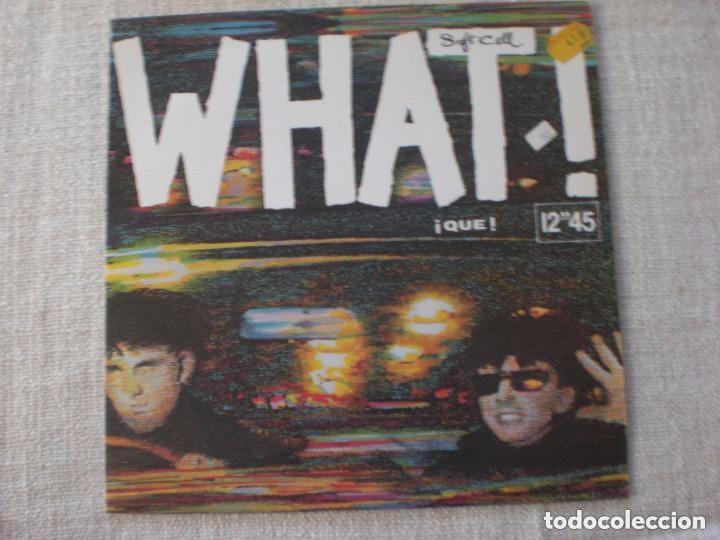 Discos de vinilo: Soft Cell - What! MAXI EN VINILO. - Foto 1