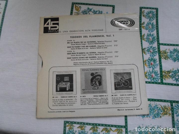 Discos de vinilo: TESOROS DEL FLAMENCO VOL 1 - Foto 2