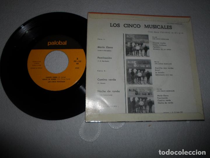 Discos de vinilo: Los 5 Musicales - MARIA ELENA +3 - Foto 2