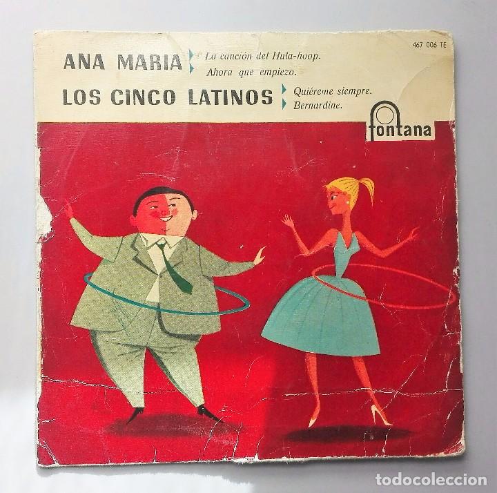 Discos de vinilo: ANA MARIA - LOS CINCO LATINOS - Foto 1
