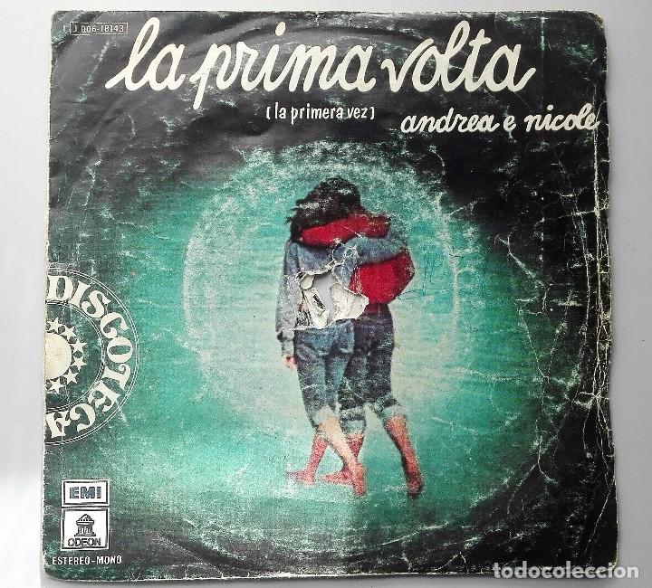 Discos de vinilo: ANDREA E NICOLE LA PRIMA VOLTA - Foto 1