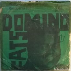 Discos de vinilo: FATS DOMINO. WALKING TO NEW ORLEANS/ BLUEBERRY HILL. LIBERTY, GERMANY 1968 SNGLE ORIGINAL. Lote 70480505
