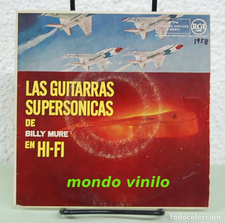 Discos de vinilo: Las guitarras supers&oacute;nicas de Billy Mure. EP - Foto 1