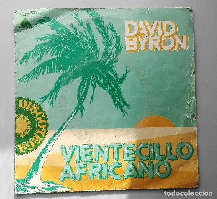 Discos de vinilo: DAVID BYRON -VIENTECILLO AFRICANO- - Foto 1