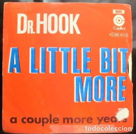 Discos de vinilo: DR. HOOK - A LITTLE BIT MORE - - Foto 1