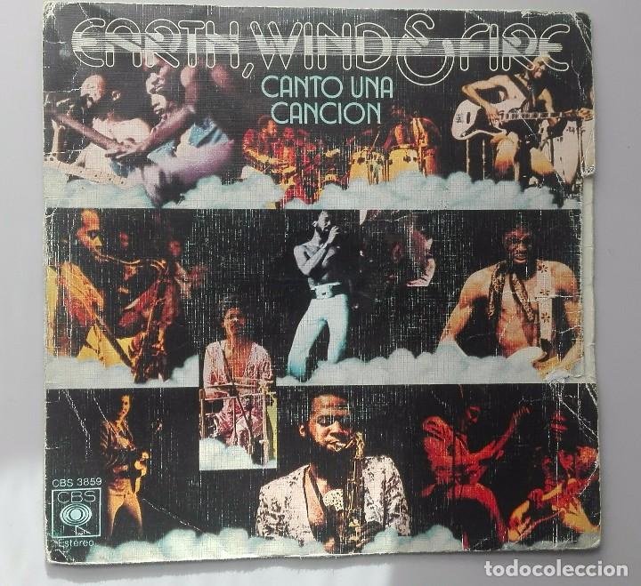 Discos de vinilo: EARTH WIND AND FIRE -CANTO UNA CANCION- - Foto 1