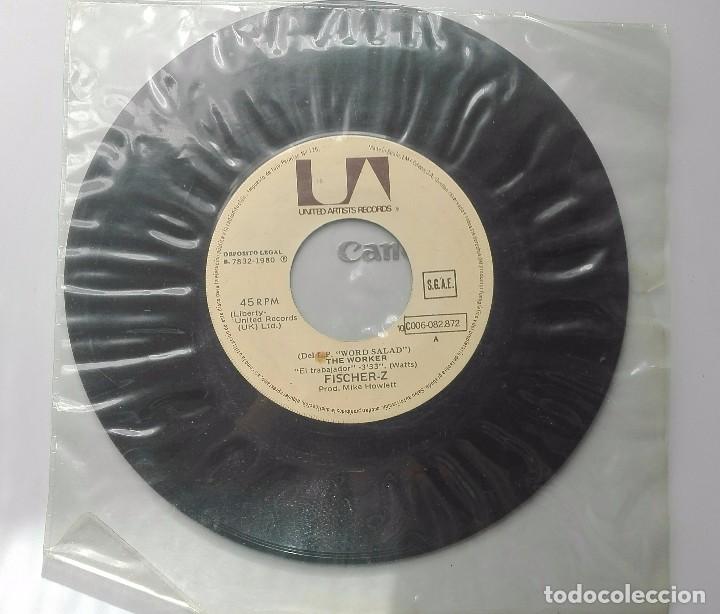 Discos de vinilo: FISCHER Z - THE WORKER- SIN FUNDA - - Foto 1