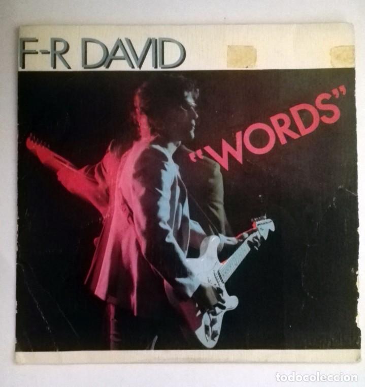 Discos de vinilo: F.R. DAVID -WORDS- - Foto 1