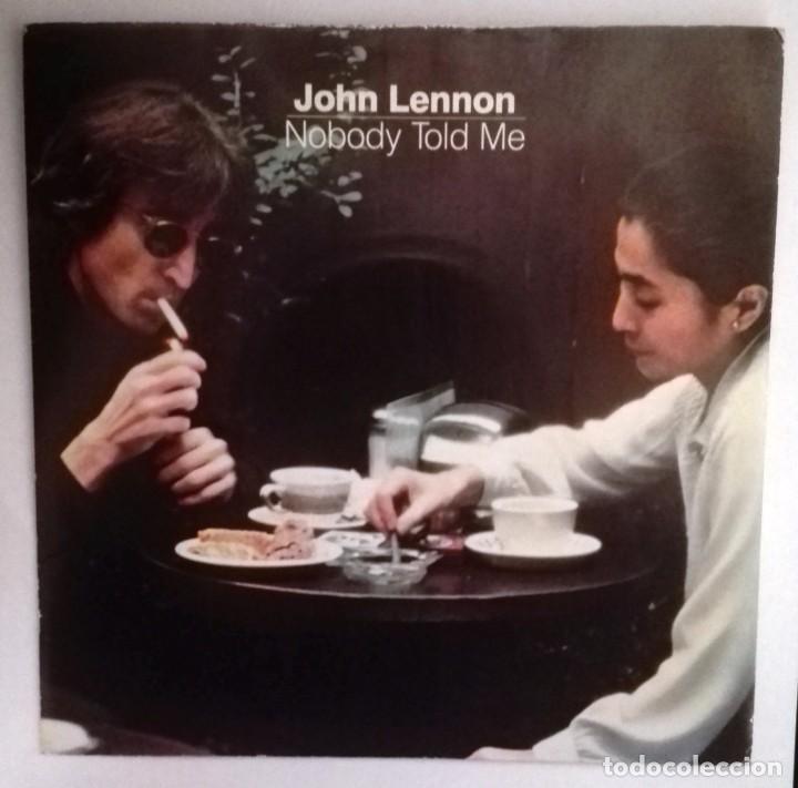Discos de vinilo: JOHN LENNON - NOBODY TOLDME - - Foto 1