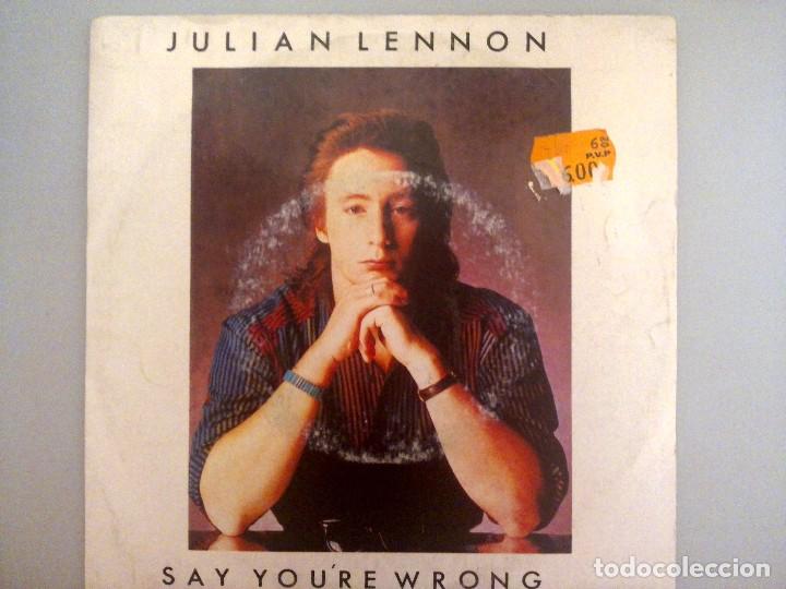 Discos de vinilo: JULIAN LENNON - SAY YOURE WRONG - - Foto 1
