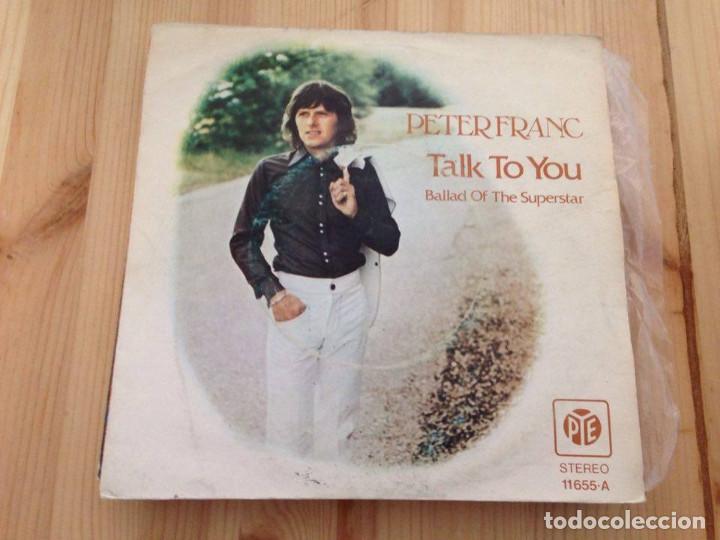 Discos de vinilo: Peter Franc -Talk To You (7- Single) - Foto 1