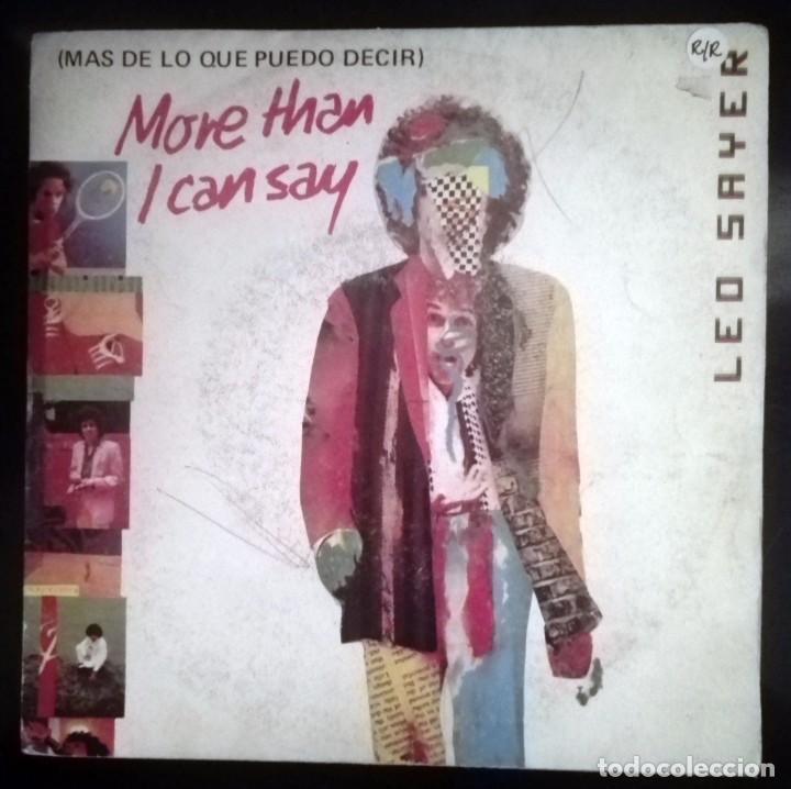 Discos de vinilo: LEO SAYER - MORE THAN I CAN SAY - - Foto 1