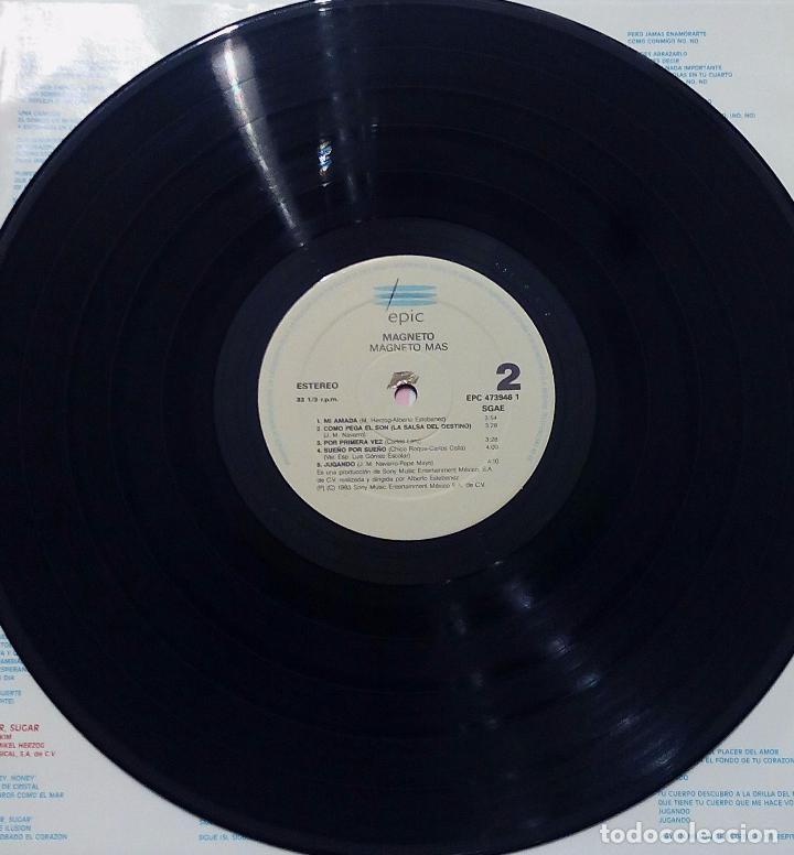 Discos de vinilo: LP MAGNETO - M&Aacute;S - EPIC 1993. - Foto 5