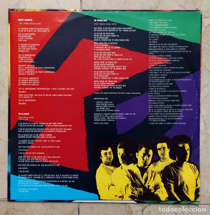 Discos de vinilo: LP ESPONT&Aacute;NEOS - A TUTIPLEN - EPIC 1991. - Foto 3