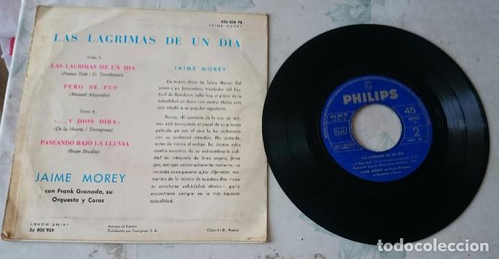Discos de vinilo: Jaime Morey:... Y Dios dir&aacute; + 3 (Philips 1965) - Foto 2