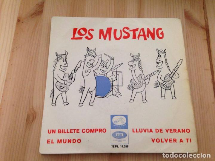 Discos de vinilo: Los Mustang - Un Billete Compr&oacute; (7-EP) - Foto 1