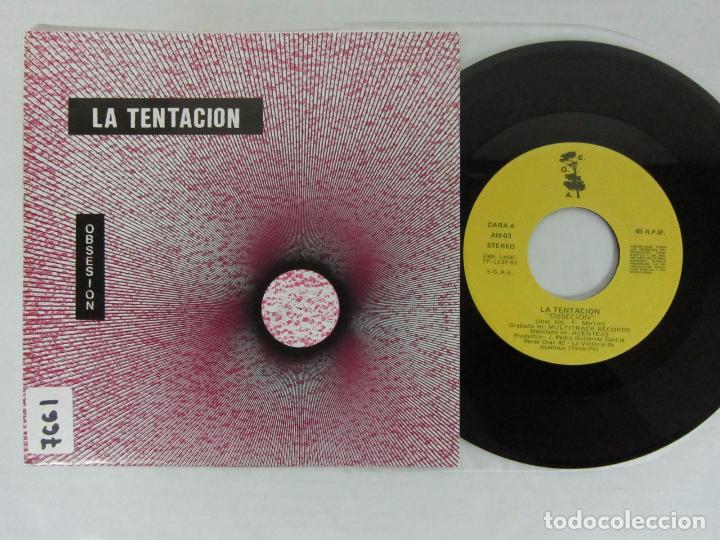 Disques de vinyle: LA TENTACION - OBSESION + NADA COMO TU - E.G.A. 1991 COMO NUVO