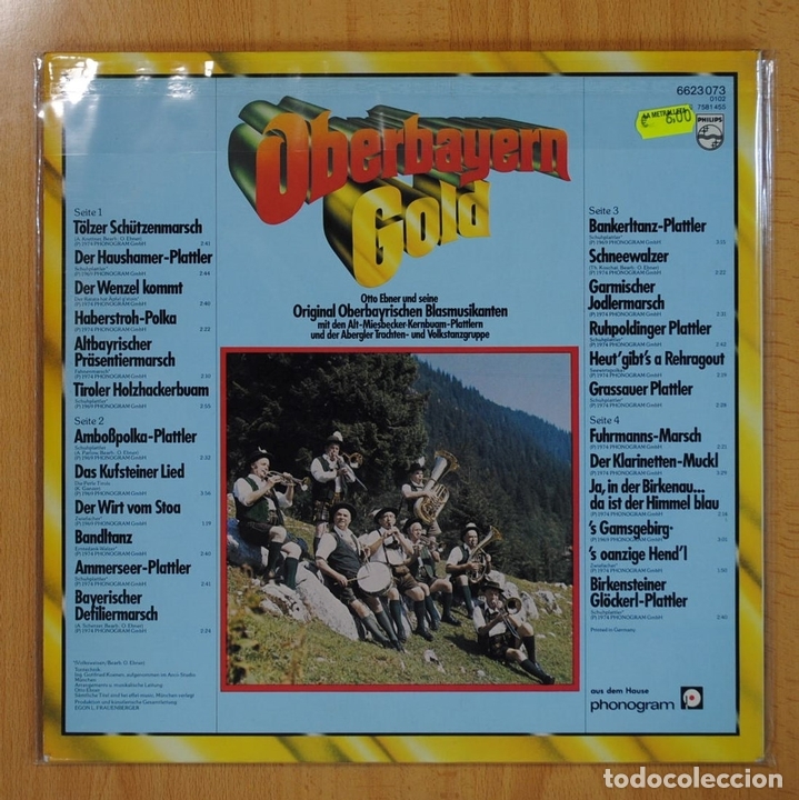 Discos de vinilo: VARIOS - OBERBAYERN GOLD - 2 LP - Foto 2