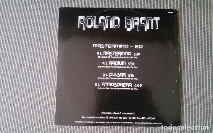 Discos de vinilo: Roland brant-mastermind ep.maxi italia - Foto 2